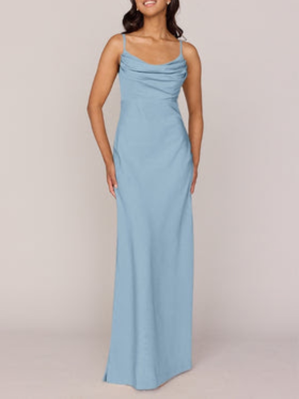 Revelry Skye Blue Bridesmaid Dress Sz 16 unaltered
